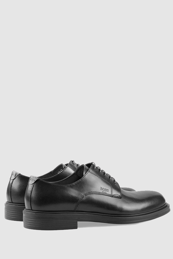 ΔΕΡΜΑΤΙΝΑ ΠΑΠΟΥΤΣΙΑ BOSS SHOES - BLACK DAKAR
